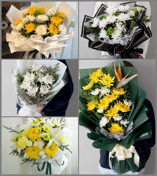 河北承德围场县兰旗卡伦乡白事花束代送